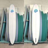 Super Strong Epoxy Surfboards Longboards 9'6 Light Construction EPS Foam Surfboard for Ocean Waters Unisex