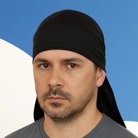 Outdoor Bandana Head Scarf No Forehead Marks Sunshade Baseball Hats Sweat Absorbing Comfortable Cycling Sport Head Scarf