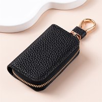 Men's Key Wallet Multi-Functional Key Holder for Coins Keys Cards Mini Purse Organizer
