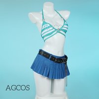 AGCOS Nami Doujin Cosplay Anime Nami Cosplay Costume Swimsuits Bikini Sexy Cosplay Suits Costumes