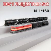 KATO N-type 1/160 Train Model, E851 Type 10-431 Seibu Railway Cement Freight Train 8-car Train Set Boy's Toy Gift