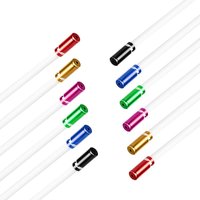 GUB 10pcs Bicycle Shift Brake Cable Housing End Cap CNC Aluminum Alloy MTB Road Bike Derailleur Cable Protector Housing Cover