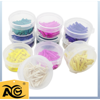AG 100Pcs Dental Wood Tooth Gap Wedge Interdental Wedge Specially Treated Tips Gum Protection Dentist Disposable Supplies