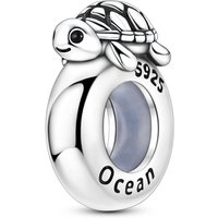 925 Sterling Silver Charms Bead Little Turtle Rubber Stopper Buckle Dangle Fit Original Bracelet DIY Women Jewelry Gift