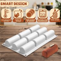 3D Stick Shape 9 Grid Silicone Mold for Chocolate Truffle Mousse Cake Dessert Mold DIY Baking Molds Baking Tool