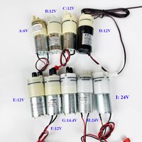 1PC Micro 370 Motor Water Pump DC 6V/ 12V/ 14.4V/ 24V Self Priming Diaphragm Water Pump Suction Water Flow Control Pump for Tank
