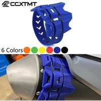 Motocross Exhaust Tail Pipe Protector Cover Guard For Husqvarna TC FC TE TE i FE TX FX 125 250 300 350 400 450 501 Universal
