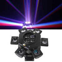 Led 150W RGBW Six Arm Laser Beam Moving Head Light Stage Effect Strobe Lighting DMX For Disco DJ Bar Party