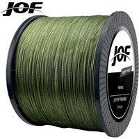 JOF 4x Braided 300M 500M 1000M PE Fishing Line Multifilament Smooth Fishing Line for Fishing Lure Bait Carp Fish 10-80LB