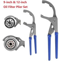 1pc Oil Filter Plier Clamp Wrench 9in/12in Auto Oil Filter Extractor Locking Plier Manual Wrench Removal Tools For 44-95MM Plier
