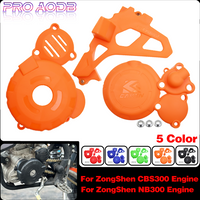 Motorcycle Engine Clutch Protector Ignition Guard Cover Sprocket Guards Cover For Zongshen ZONSEN CBS300 NB300 KEWS K16 ZuumavK7