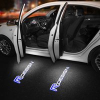 2PCS LED Car Door Welcome Warning Projector Ghost Shadow Light Auto Accessories For VOLVO S60 S80 S90 V40 V60 XC40 XC60 XC90