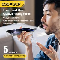 Essager TypeC Mini Cigarette Lighter Tungsten Wire Blowing Safety and Energy Saving Without Charging Can Be Carried On The Plane