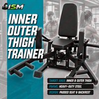 Hip Abductor Adductor Machine Inner Outer Thigh Trainer Lower Body Strength Workout Home Gym Commercial Fitness Equipment Set