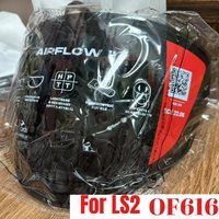 Original for LS2 OF616 Airflow II Motorcycle Half Helmet of616 Original Lens Black Lens Color Visors Helmet Accessories