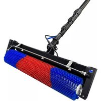 Industrial solar photovoltaic panel cleaning brush manual cleaning robot nylon bristle material