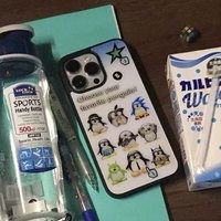 Cute Ins Style Fun Full Screen Professional Penguin Case For IPhone 17 16 15 14 13 12 11 Pro Max Air Plus Resin Casting Cover