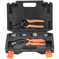 IWISS SN Quick Changing Wire Crimper Tool Set Connectors Crimping Plier Kit with 5 Changing Dies (2546B/58B/02C/06WF/6) Pliers