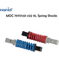 4PCS 9L Shock Absorber Blue/Red Spring 79717c01 79717c02 Technical Parts For MOC Buidling Blocks SP3 RR1000 Model Car Bricks