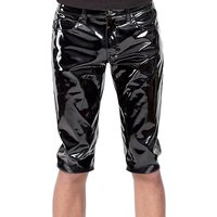 Mens Faux Leather PVC Shorts Pants Fitness Tights Gothic Nightclub Party Black Pants Streetwear Trousers PU Latex Clubwear 2XL