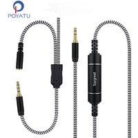 POYATU Chat Link Audio Adapter Cable With In-line Isolator For Elgato HD60 S+ HD60 Pro Capture Card Replacement Line For NS PS5