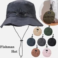 Summer Sun Protection Waterproof Fisherman hat Bucket Camping Hiking Mountaineering Cap With Storage Bag Anti-UV Sun