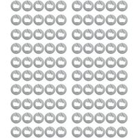 FFYY-100Pcs Ntag213 Label Sticker 13.56Mhz ISO14443A NTAG 213 Sticker Universal Lable For ALL Enabled Phone Durable