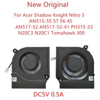 Neuer original laptop cpu lüfter für acer nitro 5 AN515-55 57 56 45 AN517-52 AN517-41 PH315-53 n20c3 n20c1 tomahawk 300 dc5v