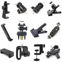 Tablet Stand Bracket Ring Light Ball Head Tripod Adapter Photography Camera Hot Shoe Phone Clip Replacement Parts Accessory