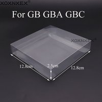 5pcs a lot High quality transparent Plastic box Protector Game Cartridge Case PET for GameBoy Advance Color for GB GBC GBA