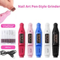 Nail Drill Electric File for Acrylic Nails Remove Nail Gel, Rechargeable Electric Nail Grinder Filing, Polishing & Exfoliating