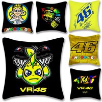 Pillow Covers Cartoon Sofa Decorative Home Double-sided Printing Short Plush Cute-V-Valentino-R-Rossi-46-Cushion Cover