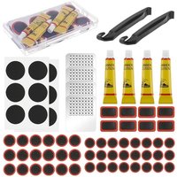 AliExpress NONE Universal Bicycle Motorcycle Tyre Repair Kit Vulcanizing Patches Liquid Glue Metal Rasp for Puncture Fix Cycling Maintenance
