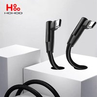 90 Degree Elbow USB C Type C Cable 100W 5A Fast Charging Data Cord For iPhone 15 16 Pro Huawei Xiaomi USB C Type C Cable Gaming