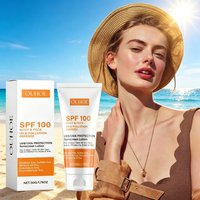 SPF 100 Sunscreen Lotion UVA UVB Gentle Protective Isolation Repair Sunscreen for Sunburn Protective Skin Care Cream