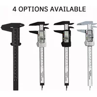 Digital Vernier Caliper 150Mm Plastic Measuring Tool With Lcd Display For Students Mini Text Play Ruler 1Pc Precision Instrument