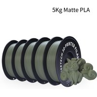 Geeetech 5 kg Mattfilament PLA 1,75 mm, 3D-Drucker Material Polymilchsäure, mattierte Textur, Vakuumverpackung