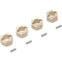 Metal Upgrade 7mm Brass Connector RC Car Parts Fit For FMS 1/24 FCX24 XQ FCX18 Crusher Chevrolet K5 RC Car Accessories