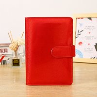A6/A5 DIY Macaroon Laser Glitter Color PU Leather Binder Notebook Cover Diary Agenda Planner Paper Cover School Stationery