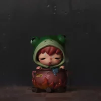 POPMART Hirono TAMED WILDGRASS Series Mystery Box Genuine Blind Box Guess Toys Bag Ornament Figurines Home Decor Desktop