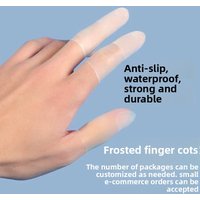 100/500Pcs Latex Incision Finger Cover Thin Transparent Disposable Non-slip Waterproof Finger Caps Anti-crack Work Protect