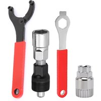 AliExpress cycle zone Professional Bicycle Repair Tools Set with Crank Puller Wrench Lockring Tool MTB Bike Bottom Bracket & Cassette Removal Tool Kit