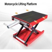 500KG Motorcycle Scissor Hoist Jack Lifting Cranes Motorcycle Repair Stand Center Scissor Lift Hoist Workshop Bench Lifting Tool