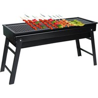 Folding Portable Charcoal Outdoor Camping Picnic Burner Large 60CM BBQ Barbecue Grill Foldable Charcoal Camping Barbecue Oven