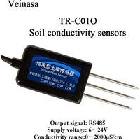 TR-THC03O 3 in 1 Soil Temperature Humidity Conductivity Sensor Soil Moisture Temperature EC Sensor Portable Soil Sensor