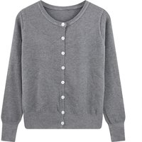 Knitted Sweater Women Cardigans New Long Sleeve O-Neck Black Knit Sweater Cardigan Women Tops Knitwears Sueters De Mujer Q1202