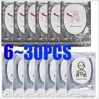 3~30Pcs AED Training Device Patches First Aid Training Replacement AED Training Defibrillation Electrode Conducting Patch