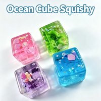 Ocean Shell Pinch Music Stress Relieving Toy Slow Rebound Palm Stress Relieving Artifact 3D Water Cube Clip Girl Gift