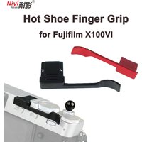 for Fujifilm X100Vi Handle Grip Dedicated Metal Hot Shoe Thumb Up Finger Grip for Fuji X100VI Metal Rest Hand