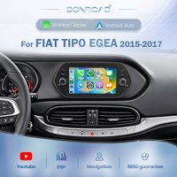 BONROAD – 7-calowy ekran dotykowy do samochodu, przeznaczony dla modeli FIAT TIPO EGEA z lat 2015, 2016 i 2017. System Linux, bezprzewodowe Carplay, radio samochodowe, odtwarzacz wideo i